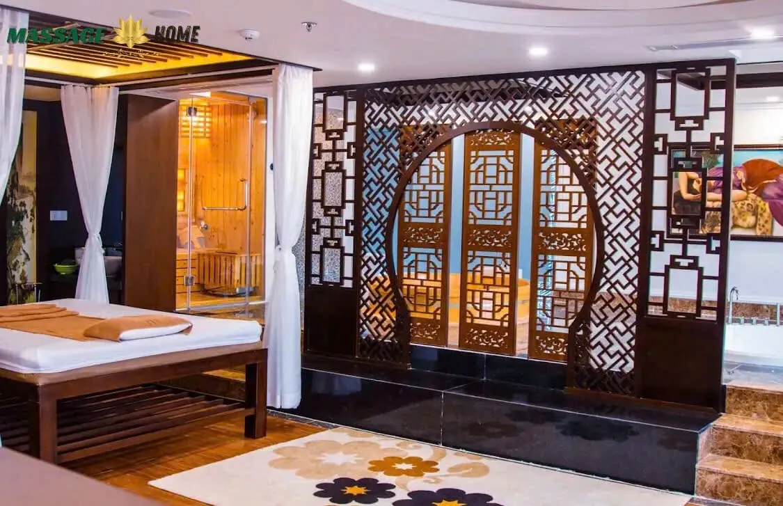 Không gian tại spa massage lingam ấm cúng Không gian tại spa massage lingam ấm cúng