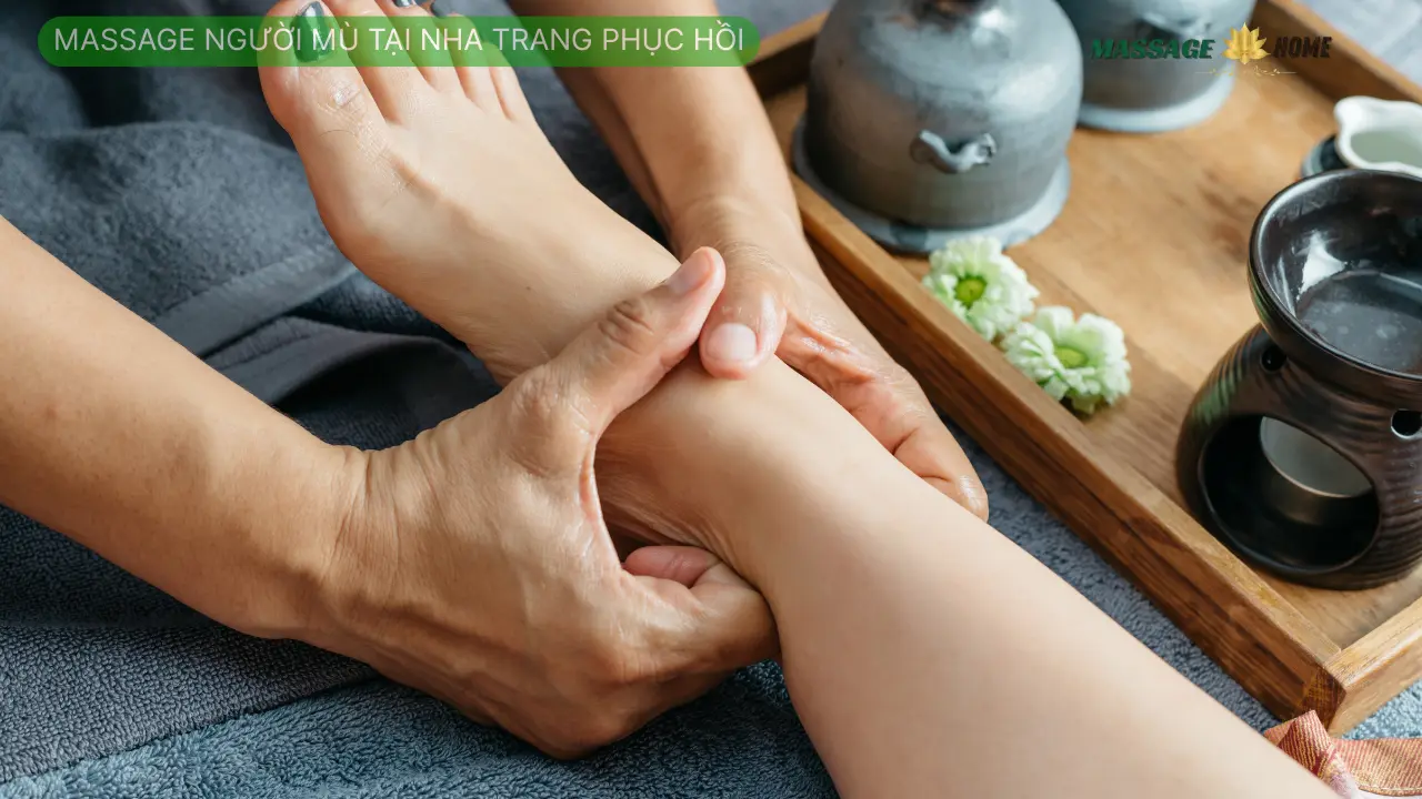 Massage người mù tại Nha Trang phục hồi